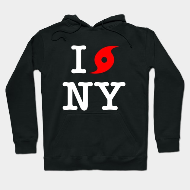 I Hurricane Ny Hurricane Sandy Hoodie by Noerhalimah